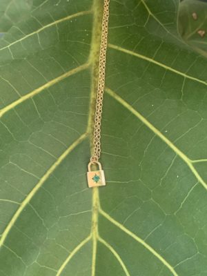 Futaba Hayashi Padlock Necklace