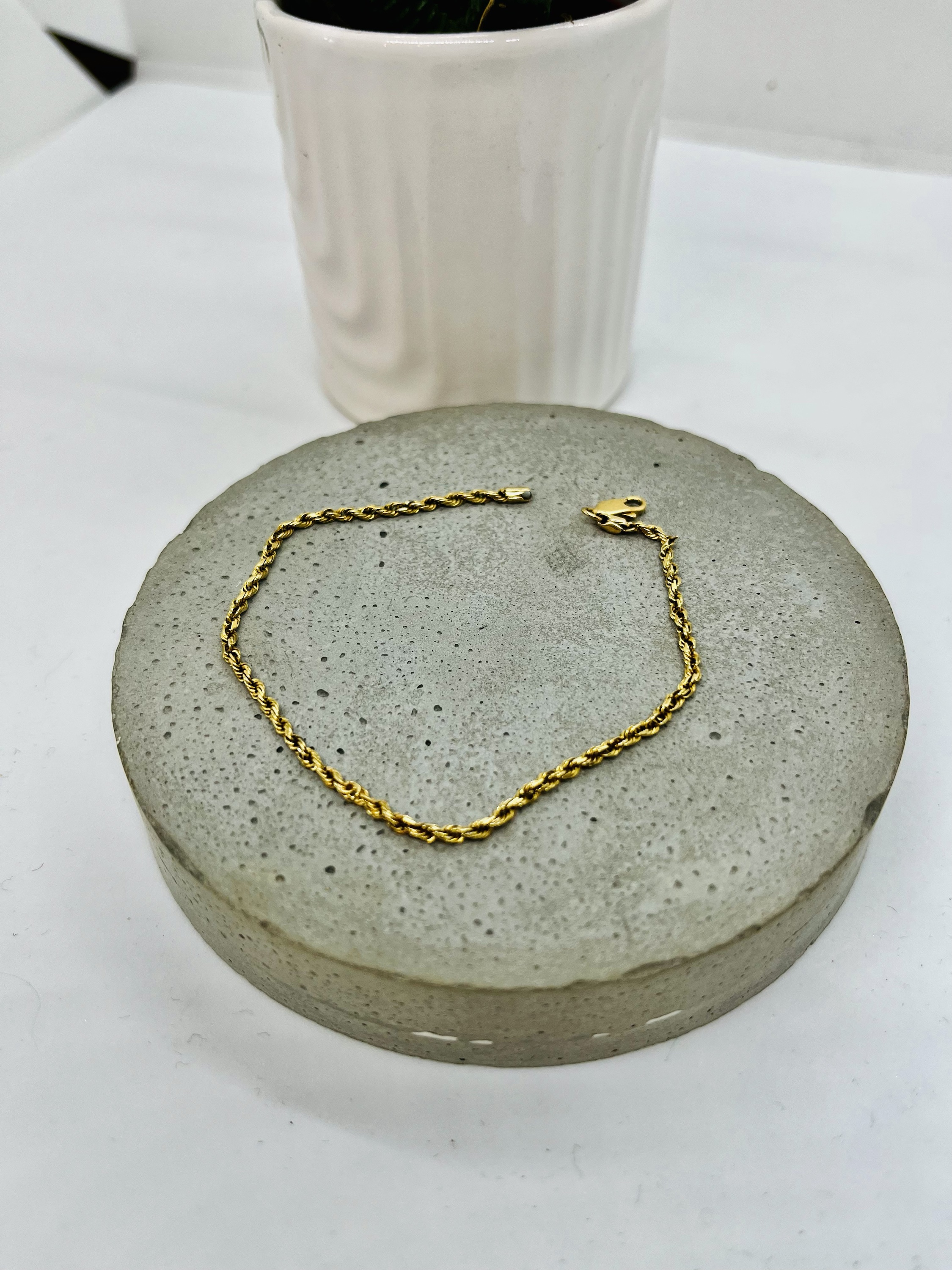 Gold Rope Bracelet