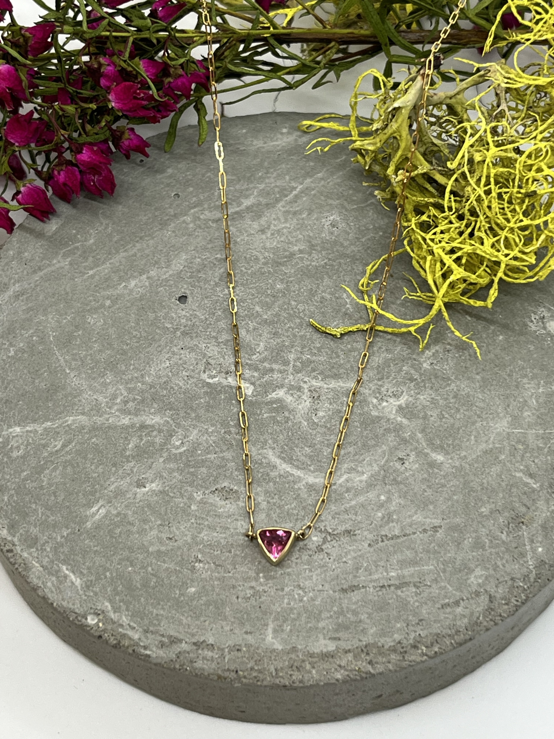 Elliot Young Pink Tourmaline Necklace