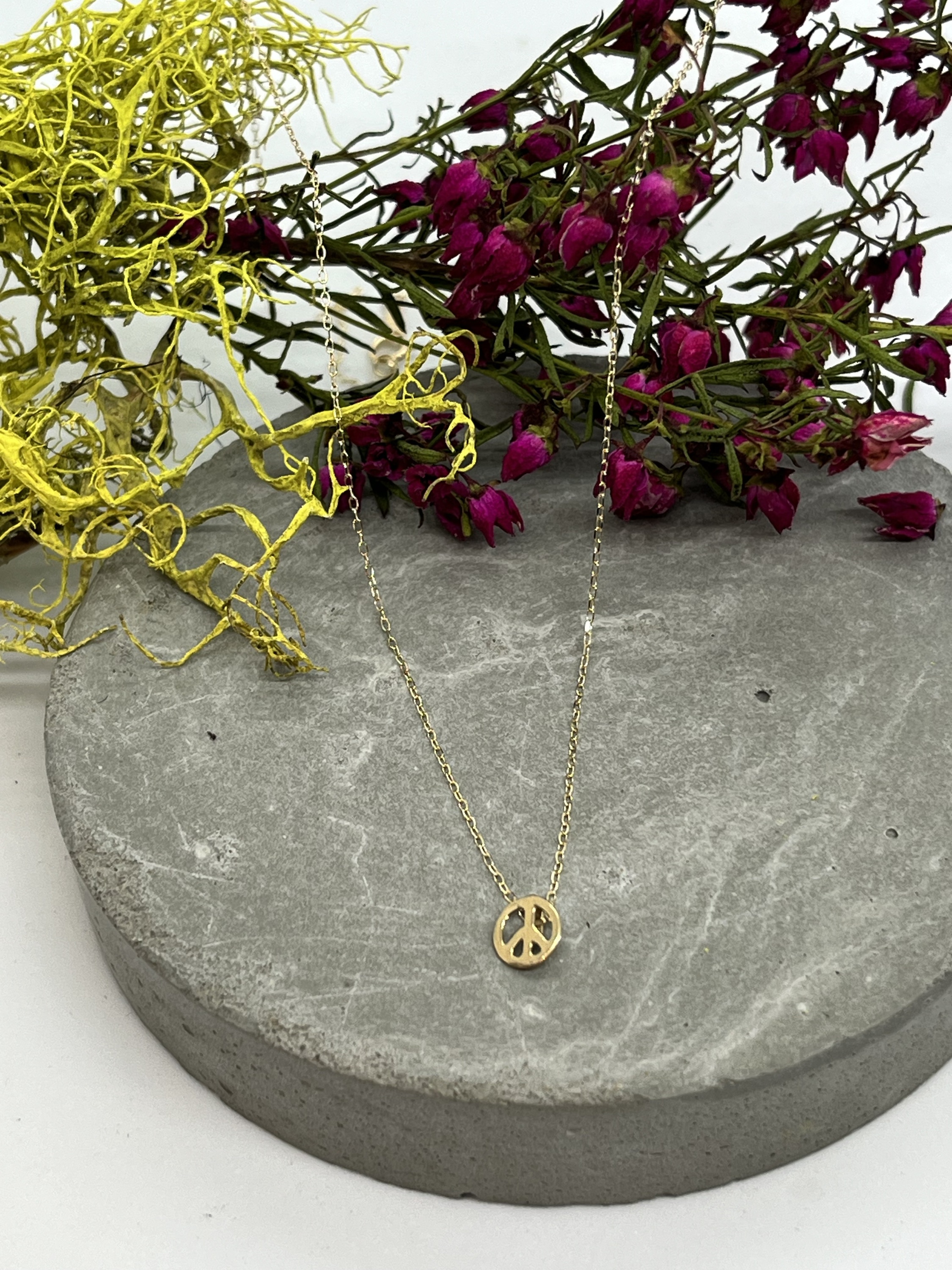 CLP Jewelry Peace Sign Necklace