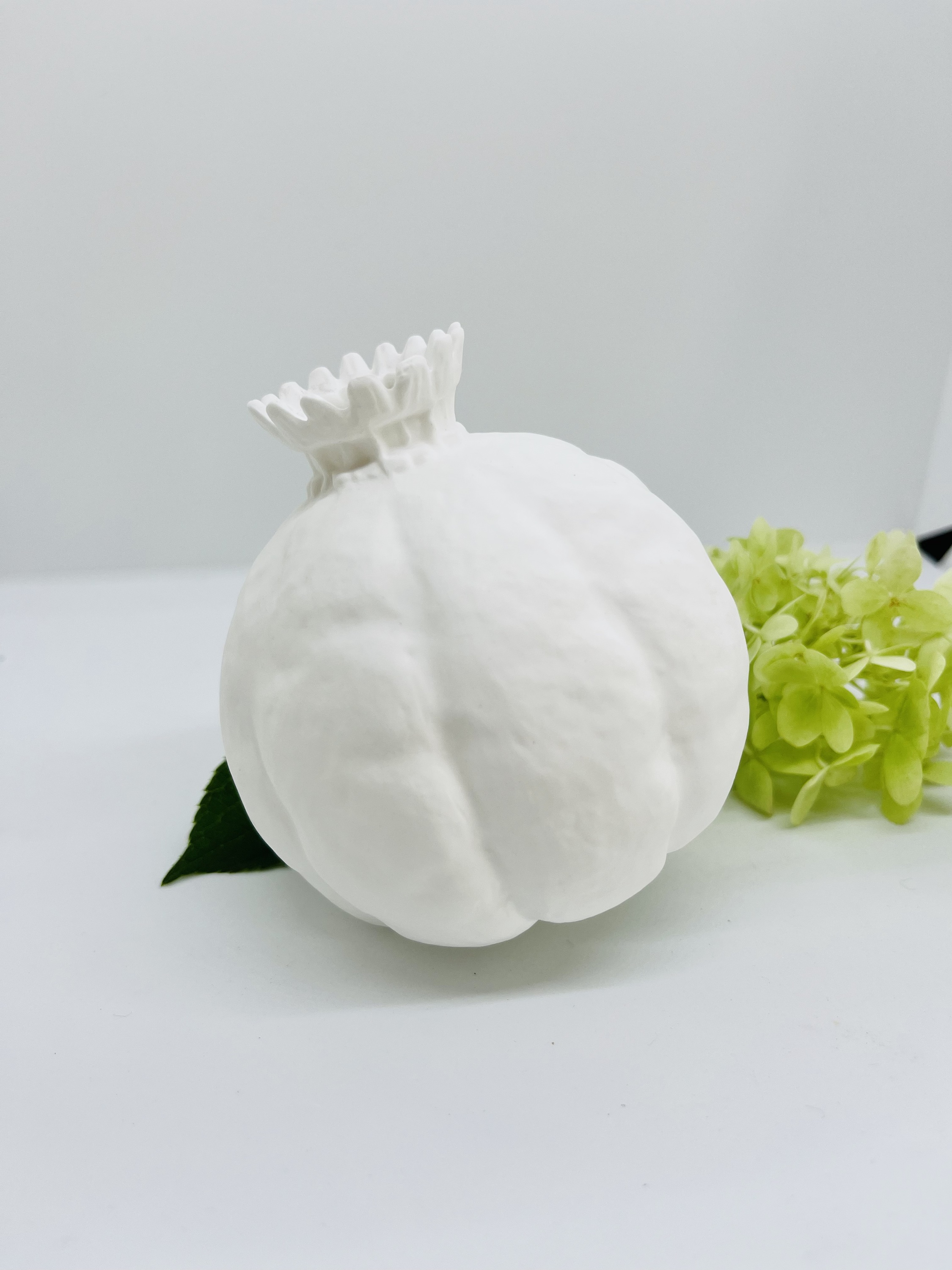 Porcelain Poppy Bud Vase