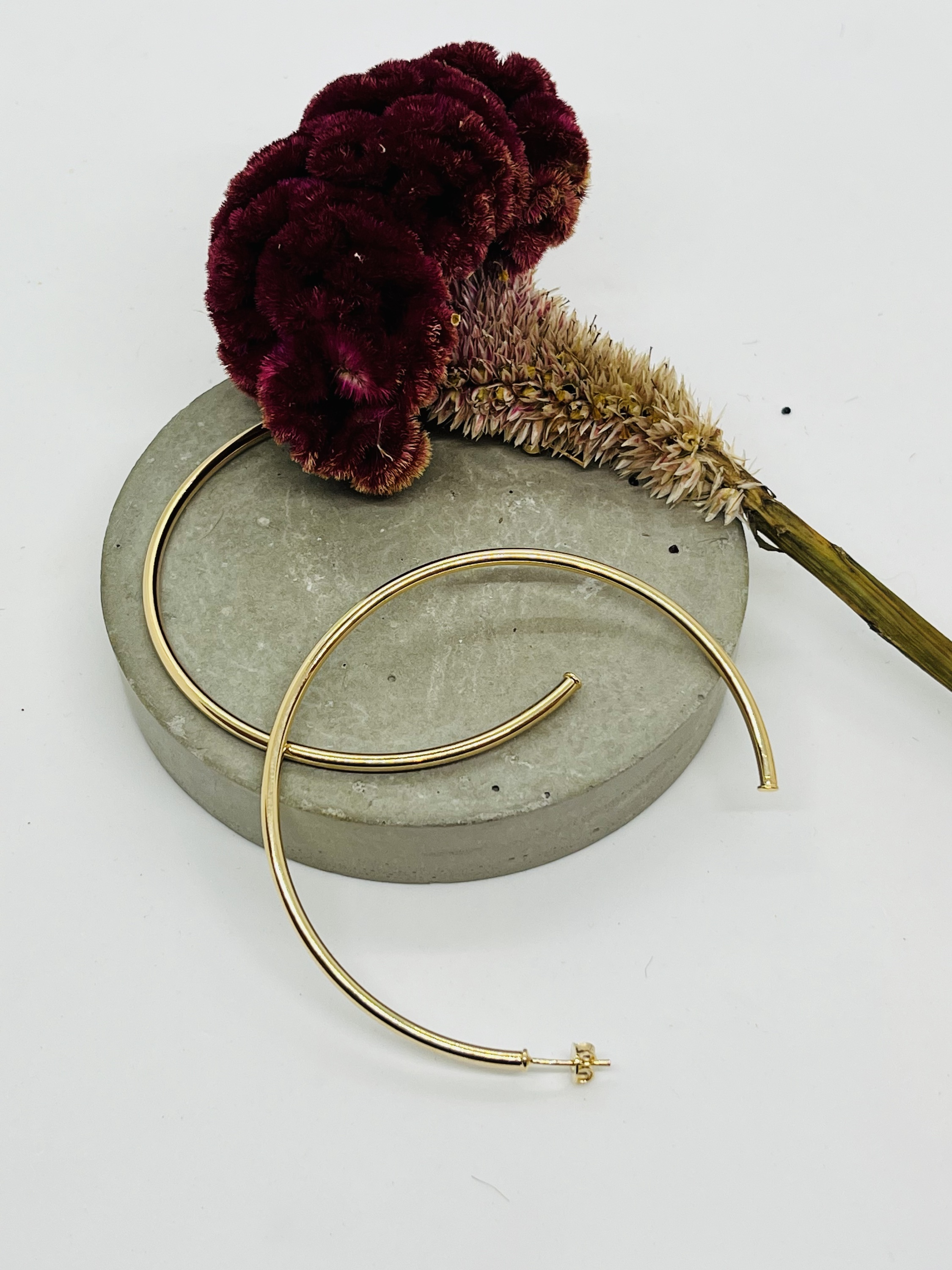 Jessica Matrasko 
“Giovana” Hoop Earrings