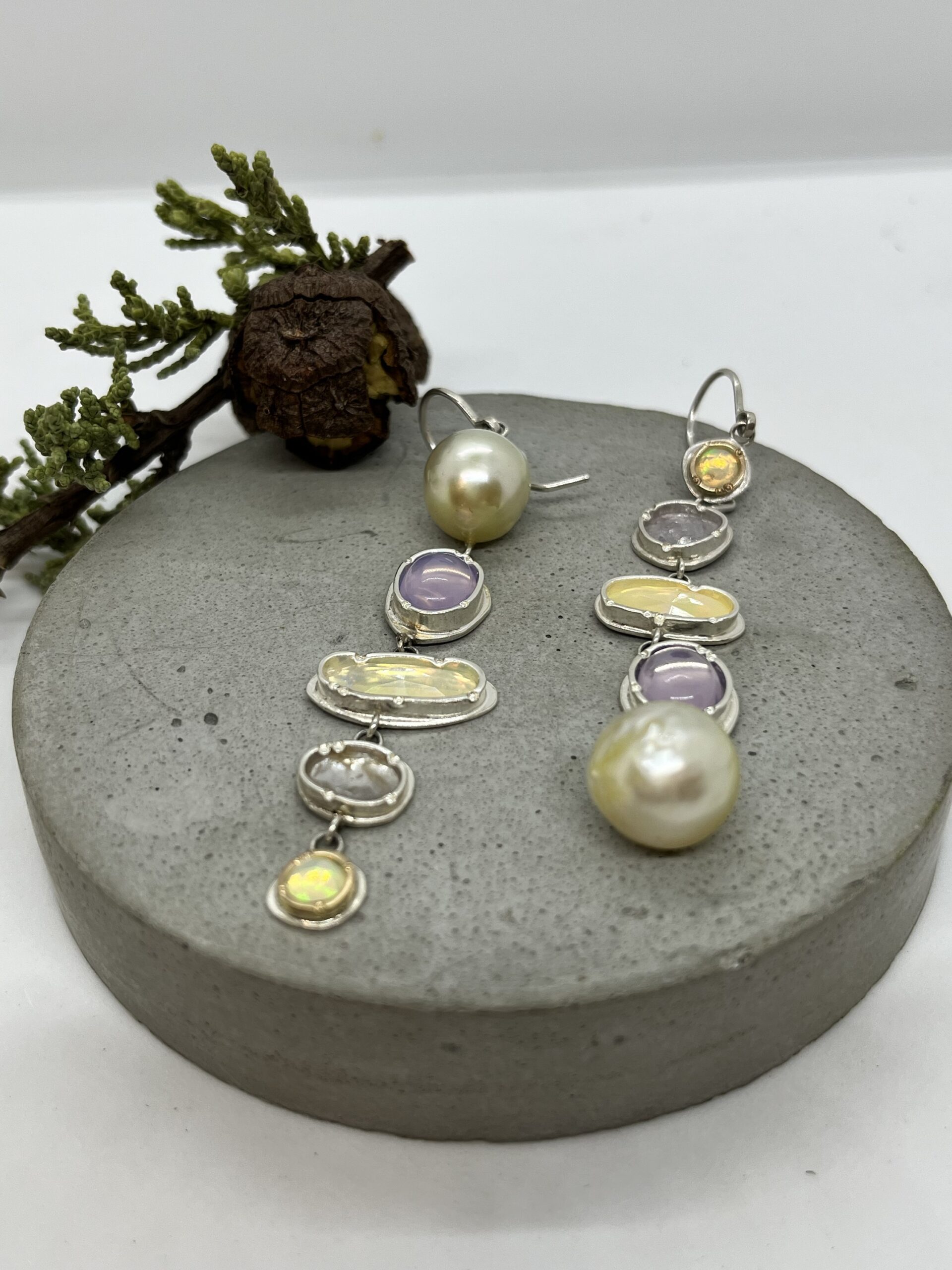 Kolton Babych 
Gemstone Waterfall Earrings
