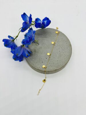 Drop Disc Bracelet