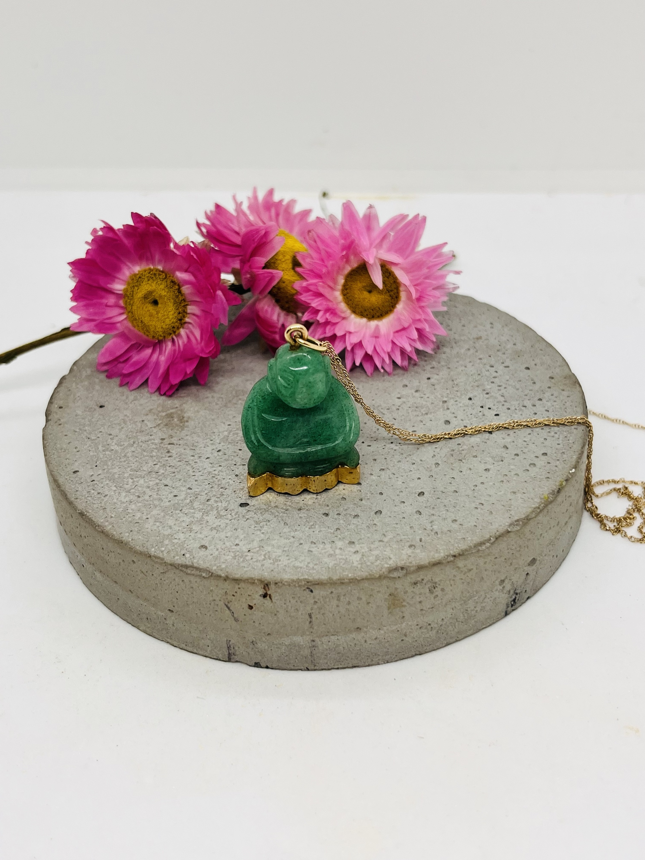 Aventurine Quartz Buddha