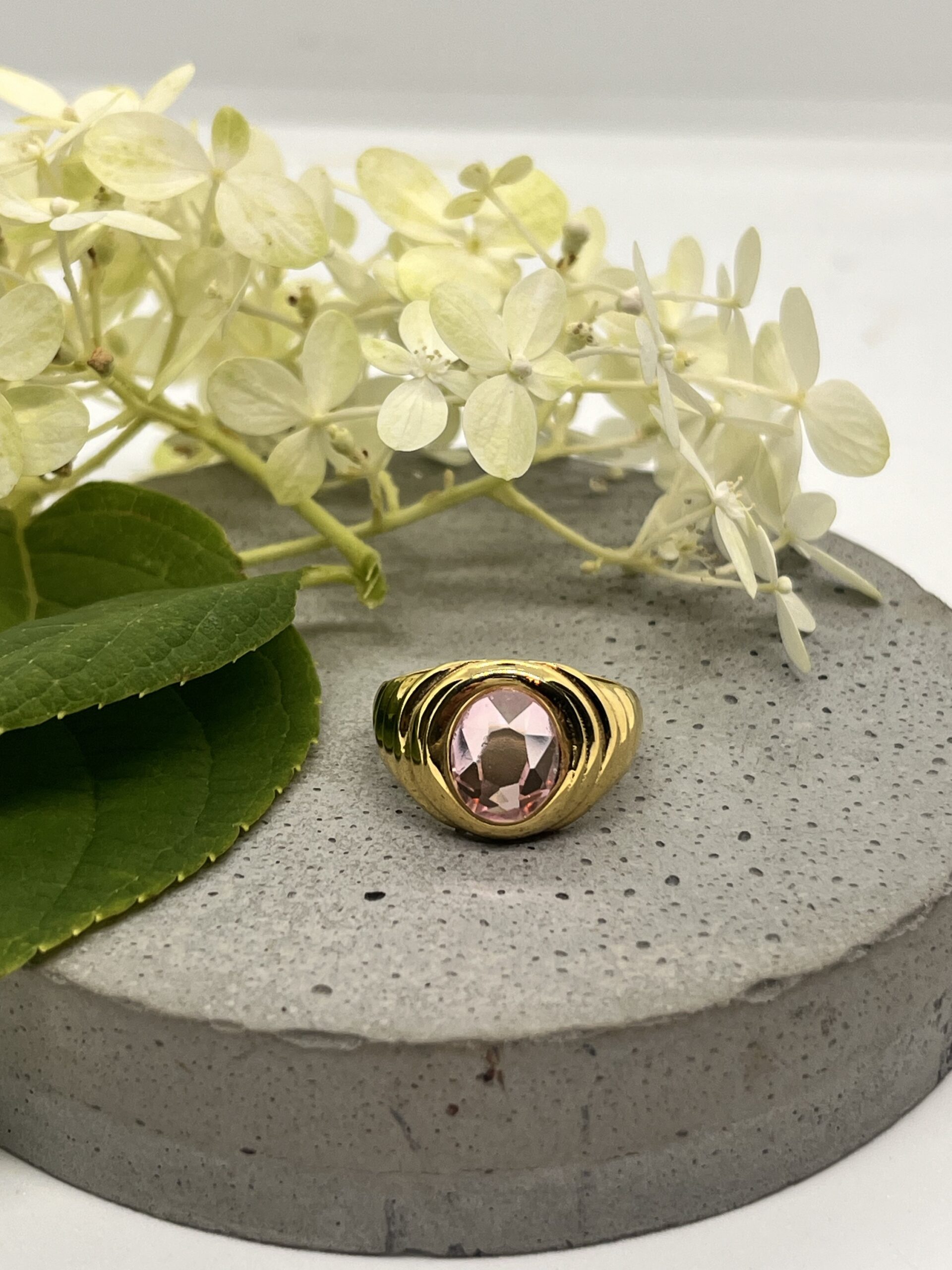 Wilhelmina Garcia
Naked Pink Crystal Ring