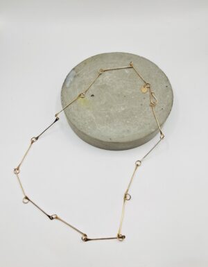 Melissa Joy Manning-Bone Chain Necklace