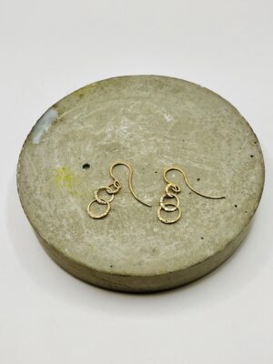 Melissa Joy Manning-
Triple Pavé Hoop White Diamond Earrings