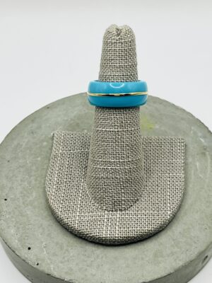 Round Viennese Turquoise Ring