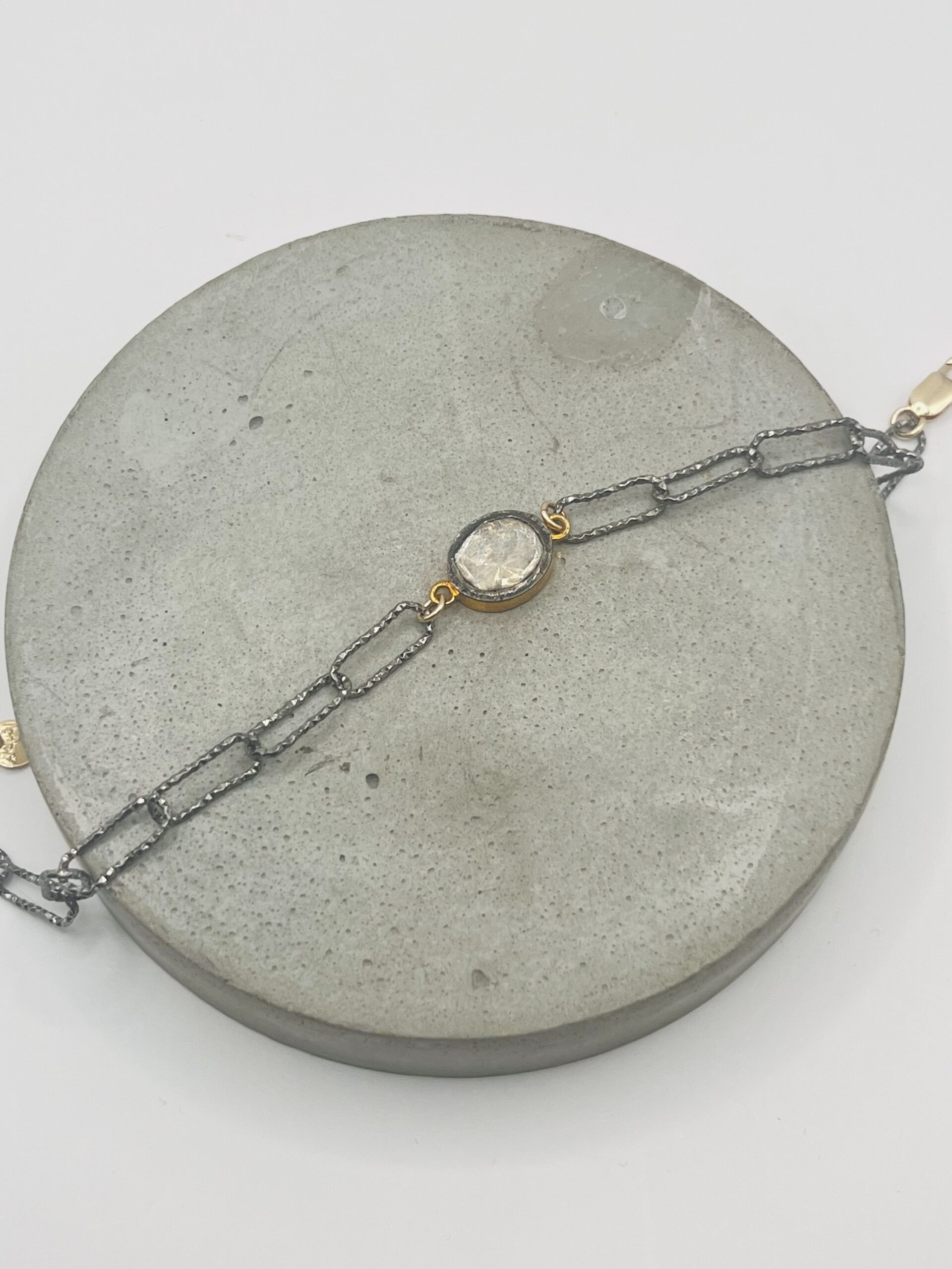 Mabel Chong-Single Rose Cut Diamond Bracelet