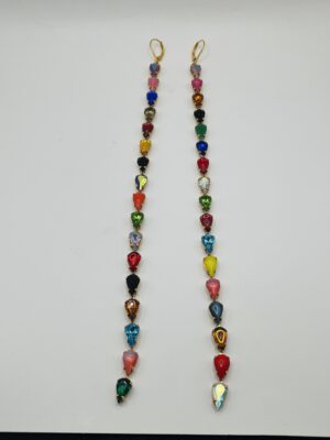 Vesper Obscura-Spangle Earrings in Aurora
