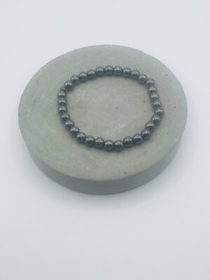 Gunmetal Bead Bracelet