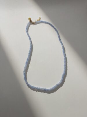 Mod + Jo-Merit Gemstone Necklace/Blue Lace Agate