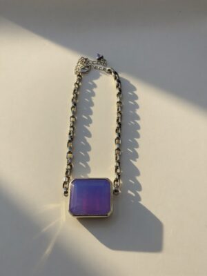 Vesper Obscura-Square Goliath Choker/Periwinkle