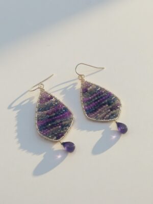 Mabel Chong-Sapphire Kite Earrings