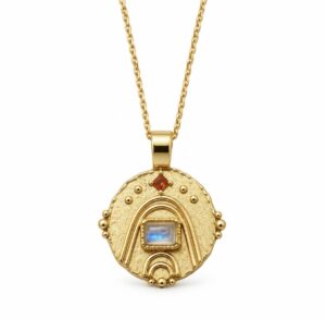 Linn Fine Jewelry-Prayers Moon Necklace